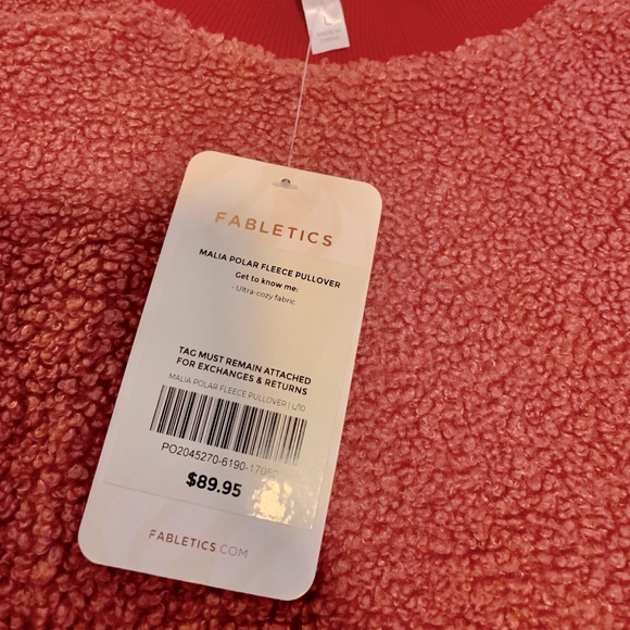 Fabletics Malia Polar Fleece Pullover NWT - Picture 2 of 10